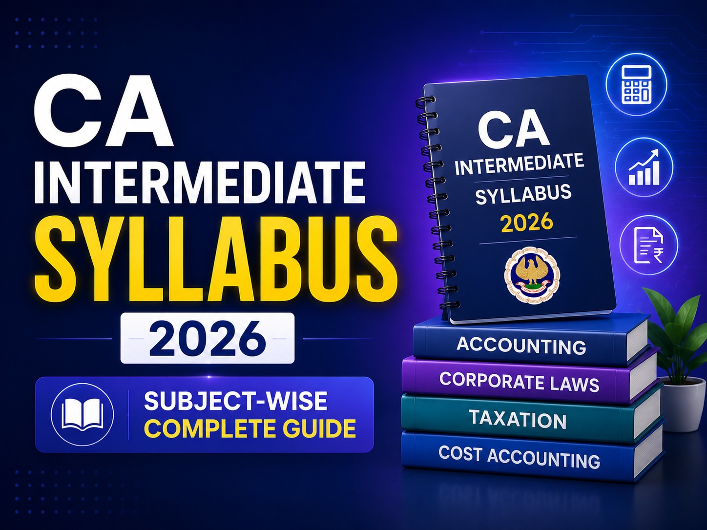 CA Intermediate Syllabus 2026: Subject-Wise Complete Guide